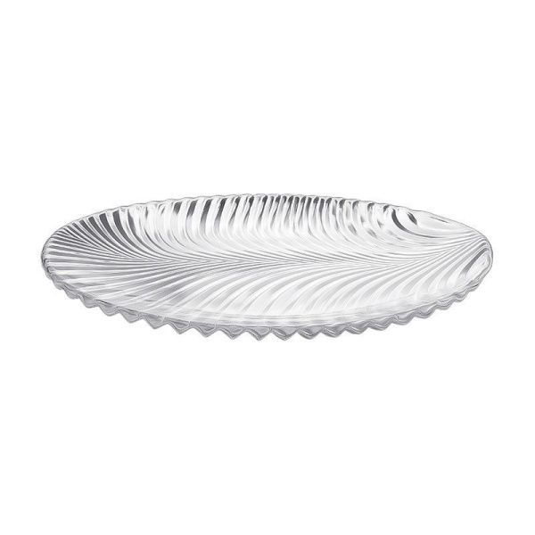 Тарелка мелкая 24см стекло Deli Glass обеденная DSP6102-3 (24)