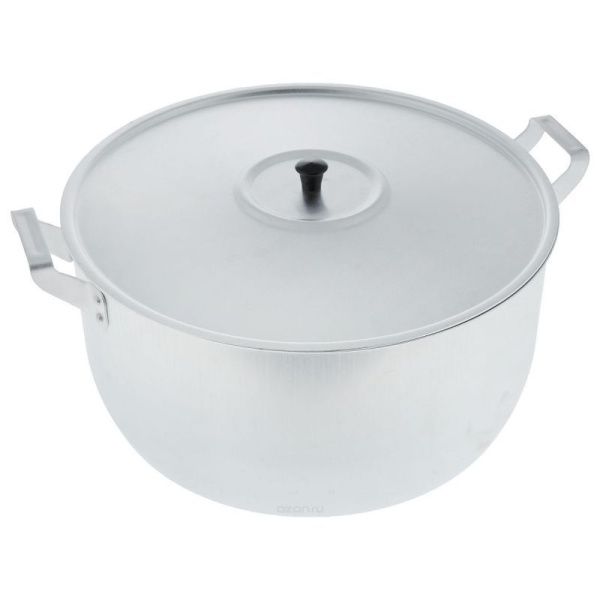 Кастрюля 15л алюминий полусферическая МШ-006 (4)