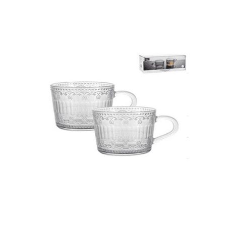 Кружки набор 2шт 450мл стекло (20)