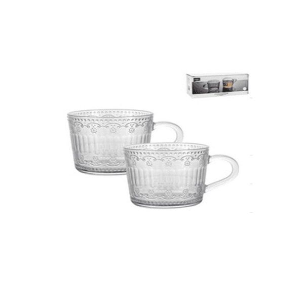 Кружки набор 2шт 450мл стекло (20)