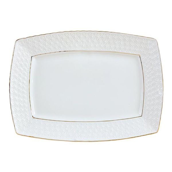Блюдо 33см керамика СНЕЖНАЯ КОРОЛЕВА прямоугольное 13* S222733-A/з (3/12)