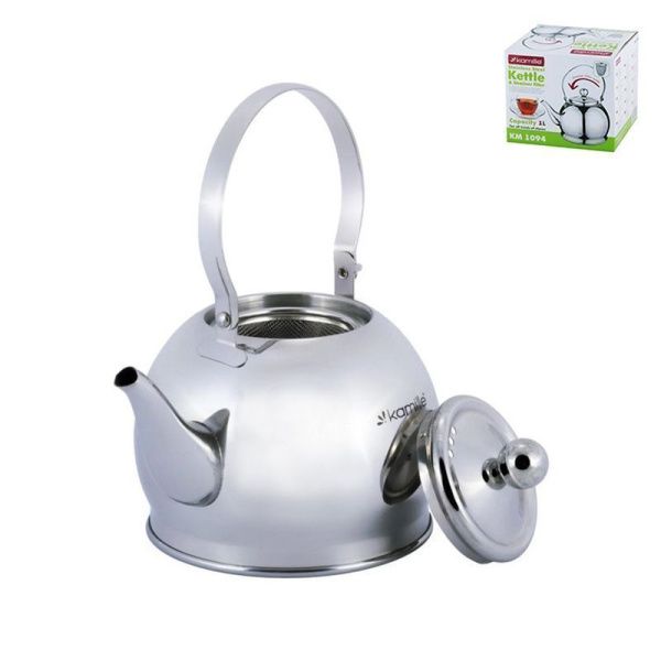 Чайник заварочный 1л нерж.сталь (24)