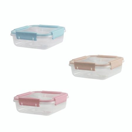 Контейнер пищевой 800мл 156*156*58мм пластик Butterfly LIGHT герметичный (16)