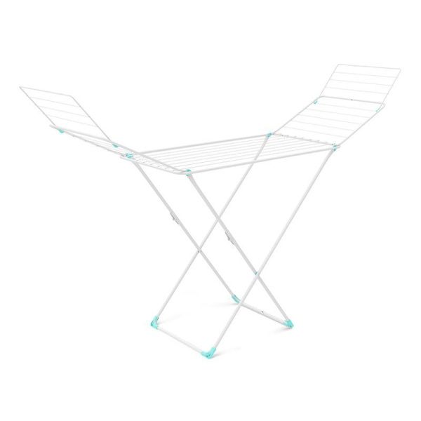Сушилка для белья напольная 22м 213,5*53,5*128см металл складная с доп.секциями белая СБ1-УВ1(6)