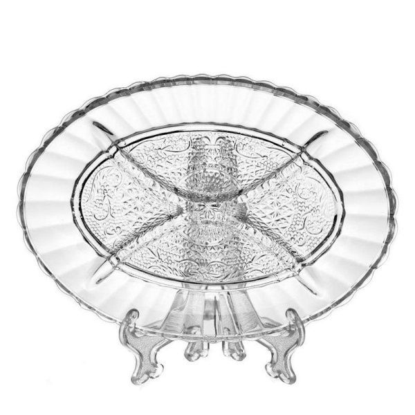 Менажница набор 2шт 22*15,6см стекло КОНИЯ 54922BBFD (12)