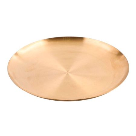 Тарелка-поднос 21см нерж.сталь золотая MB40720 (100)