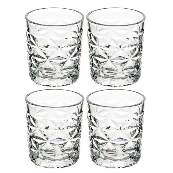 Стаканы набор 4шт 305мл стекло ЭСТРЕЛЛА (6)