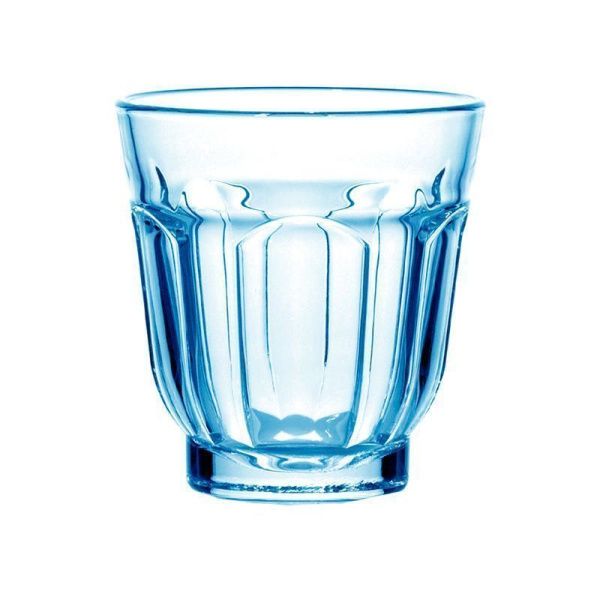 Стакан 250мл стекло РОМАН синий низкий (24)