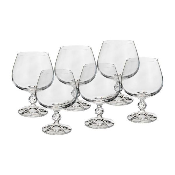 Бокалы для коньяка набор 6шт 250мл стекло КЛАУДИЯ/СТЕРНА (8) 16219