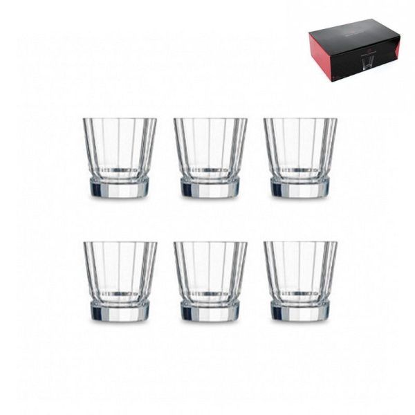 Стаканы набор 6шт 320мл Хрусталь МАКАССАР низкие Q4337 (4)