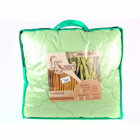 Одеяло 1,5сп бамбук 142*205см (пл.300) (5/4)