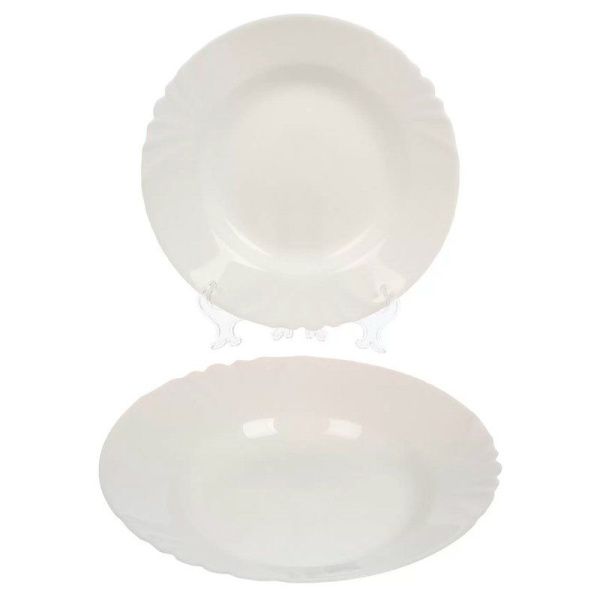 Тарелка глубокая 200мл 21,5см стеклокерамика КАДИКС (24)