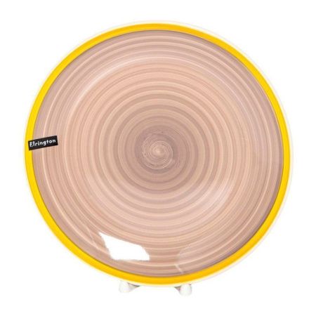 Тарелка мелкая 27см керамика Аэрография ПОЛДЕНЬ обеденная 139-23097 (6/24) ВЫВОД