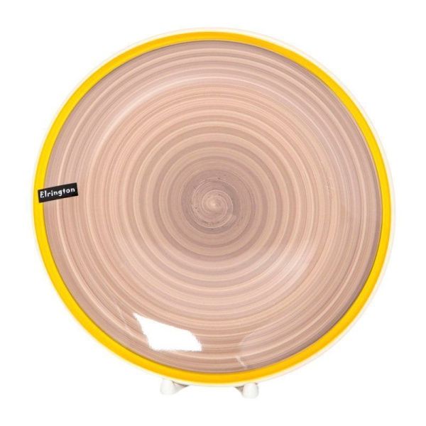 Тарелка мелкая 27см керамика Аэрография ПОЛДЕНЬ обеденная 139-23097 (6/24) ВЫВОД