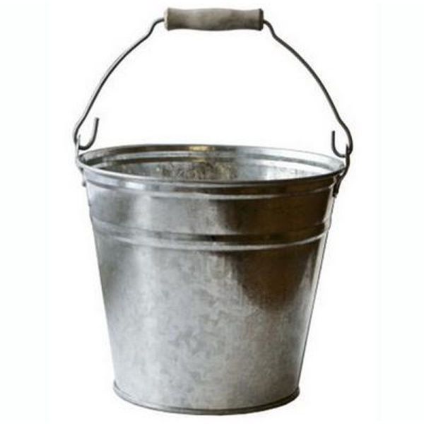 Ведро оцинкованное 9л без крышки  пласт.ручка 3-30106 (10)
