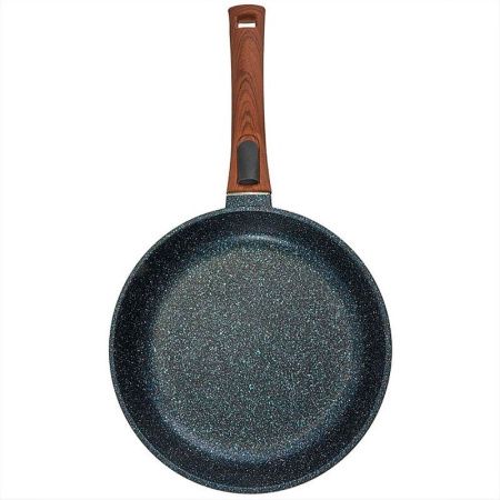 Сковорода-сотейник 26см алюминий АП МЕГАЛИТ стекл.крышка съем.ручка soft-touch Гранит (6)