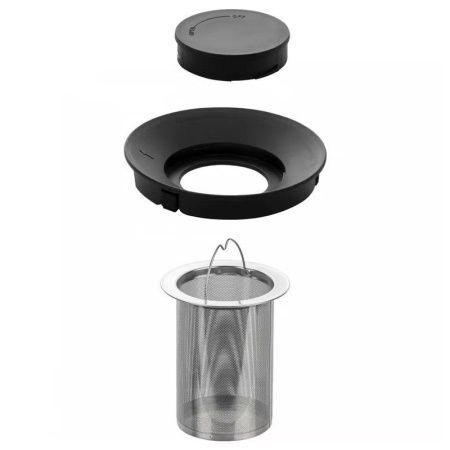 Чайник заварочный 1000мл стекло Ain с мет.ситом (12)