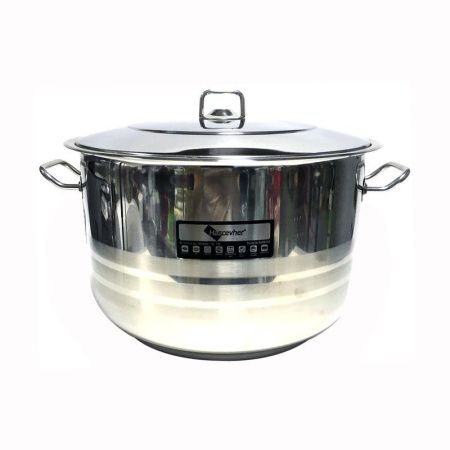 Кастрюля 28л 38*25см нерж.сталь Hascevher Gastro 3TTCLK2838003 1109.014 (1)