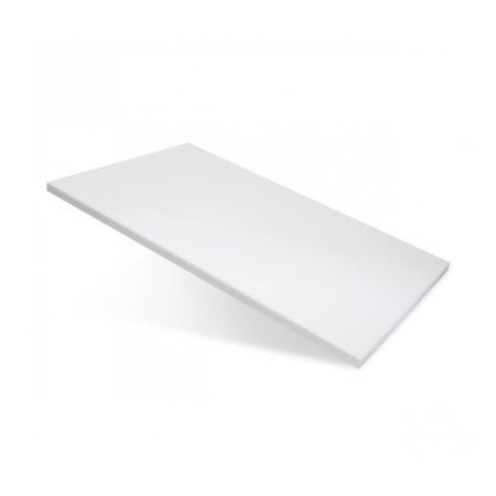 Доска разделочная 530*325*18мм пластик белая (10)