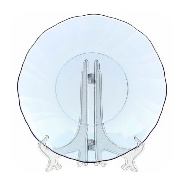 Тарелка мелкая 23см стекло MARMARIS BLUMARINE обеденная (6)