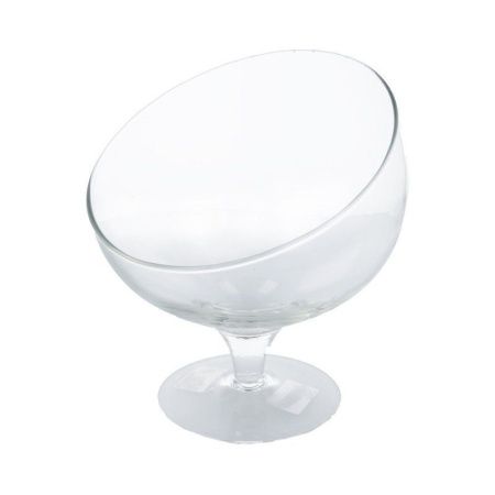 Ваза для цветов бокал 1,8л стекло РОДЖЕР-1,8 косой срез (4)