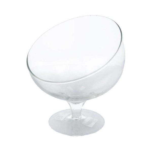 Ваза для цветов бокал 1,8л стекло РОДЖЕР-1,8 косой срез (4)