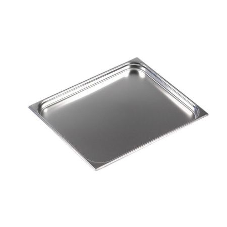 Гастроемкость 0,8мм нерж. 2/1*1" 654*530*40мм без крышки (6)