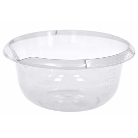 Миска 3л пластик с мерным делением прозрачная (24)