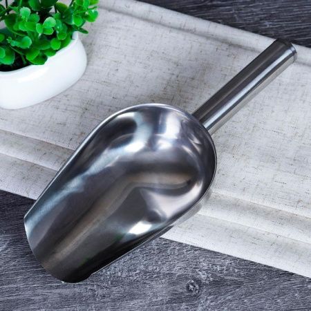Совок для сыпучих продуктов 1,5л 22см нерж.сталь S-9 (200)