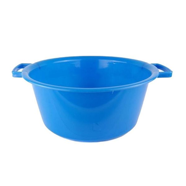 Таз 12л пластик синий круглый ударопрочный для садово-огородный работ Т12-01/С1 (15)