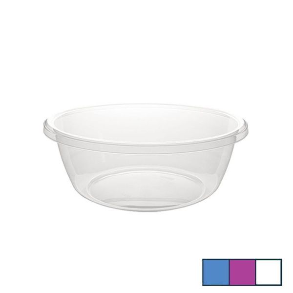 Салатник 2,7л пластик круглый прозрачный (100)