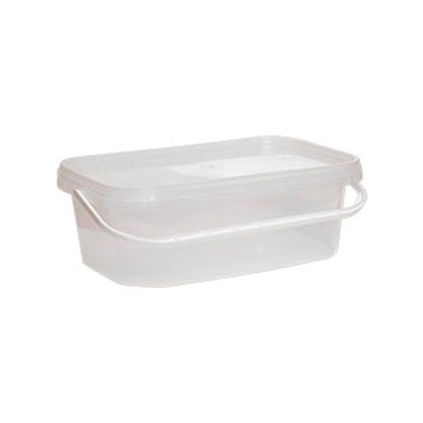 Ведро пищевое 11л пластик с герметичной крышкой прямоугольное 366*243*190мм (20)