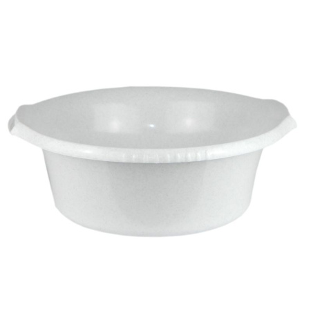 Таз 9л пластик ВОДОЛЕЙ мраморный круглый С611 (20)