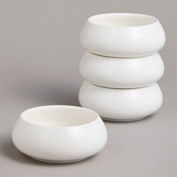 Салатники набор 4шт 300мл фарфор FASHION (12)