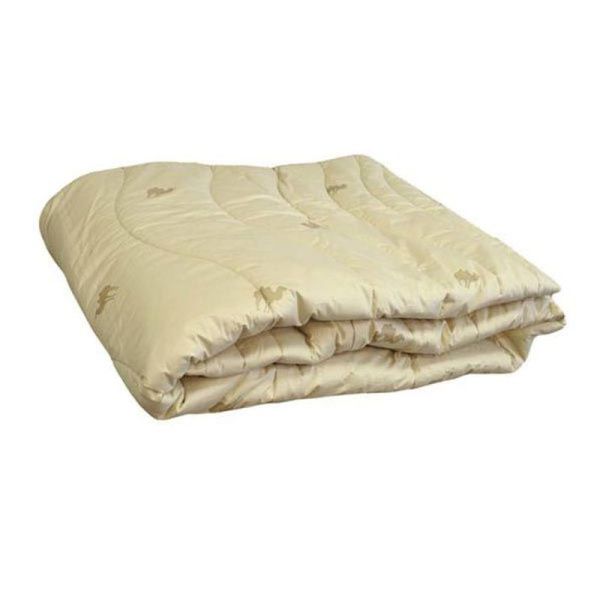 Одеяло 1,5сп заменитель верблюжьей шерсти 145*205см (пл.150) облегченное