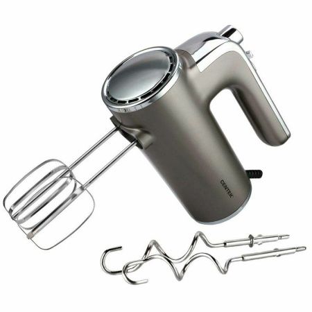 Миксер нерж.сталь/пластик Centek CT-1126 800Вт,5 скор.+турбо режим,плавный старт,взбив./замешив.(6)