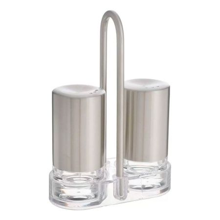 Набор для специй 2пр нерж.сталь/стекло (12)