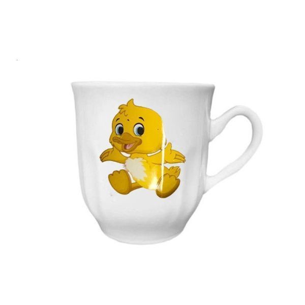 Кружка детская 220мл фарфор УТЁНОК (12/48)