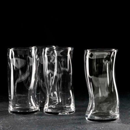 Стаканы набор 4шт 400мл стекло АМОРФ высокие (6)