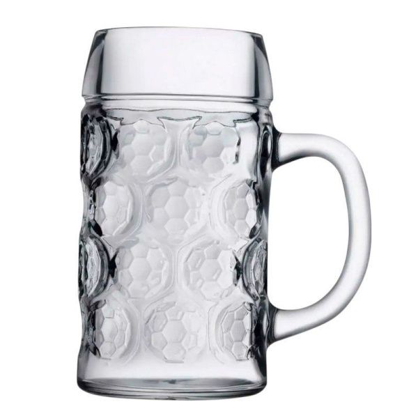 Кружка пивная 625мл стекло ПАБ (6)