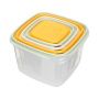 Контейнеры пищевые набор 5шт 0,12/0,25/0,45/0,75/1,2л пластик CLEVER (12)