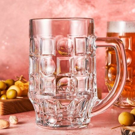 Кружка пивная 500мл стекло ПАБ (6)