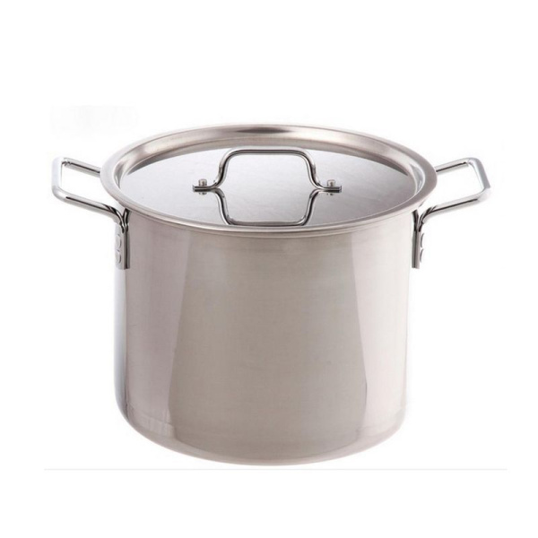 Котел 40л нерж.сталь ОБЩЕПИТ высокий 40*35 свар.корп для всех плит кроме индукции КТ-ОБ-40В (1)