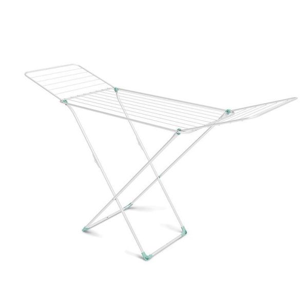 Сушилка для белья напольная 18м 180*55*96см металл складная белая СБ1 (6)