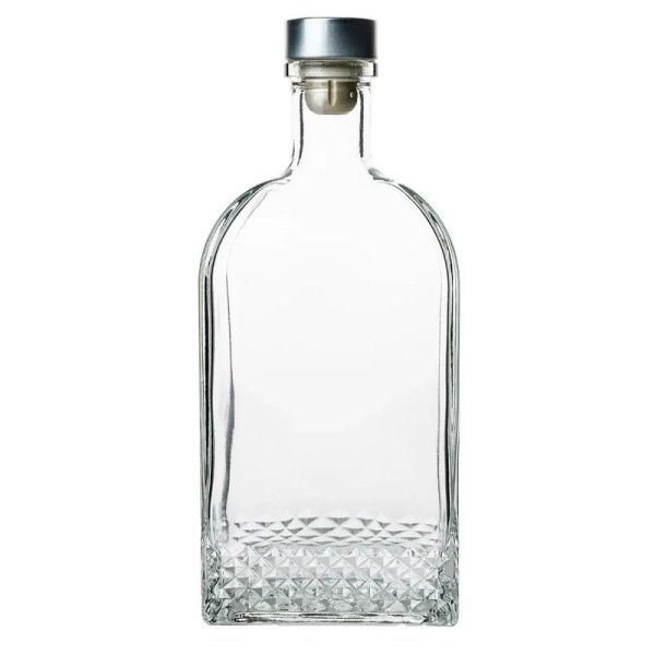 Штоф 700мл стекло БОГЕМ 2 с крышкой ВС-449-700-СБГ2 (15)