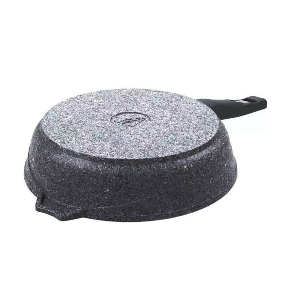 Сковорода 28см алюминий АП PREMIUM GREY съемная ручка (10)