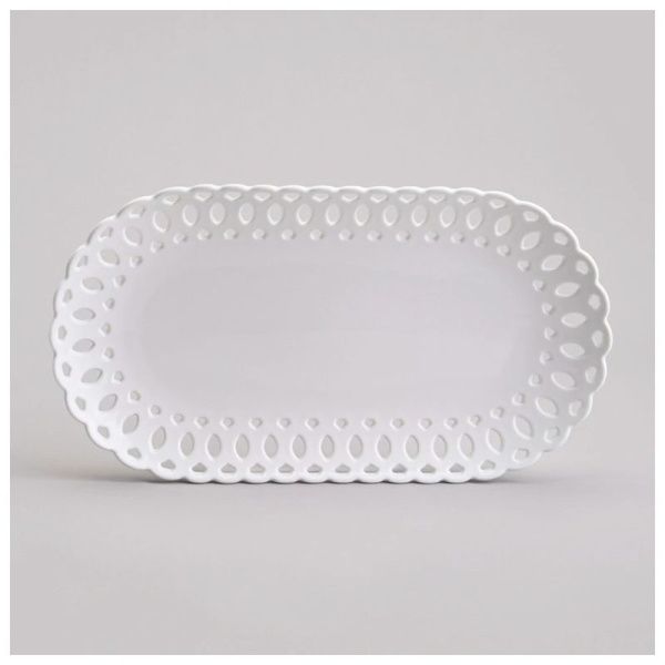 Блюдо 30*16*3см фарфор Style овальное (16)