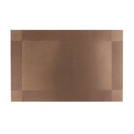 Салфетка сервировочная 30*45см ПВХ светло-коричневая JC-678скор (240)