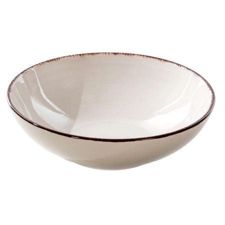 Тарелка глубокая 590мл 18см керамика Аэрография АРКТИКА (6/36)