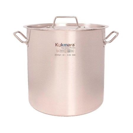 Котел 40л нерж.сталь HoReCa с мет.крышкой d40* h34см /HRC-SP40040M (1)